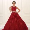 Beautiful  Two Piece Quinceanera Ball Gown