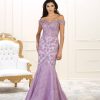 Off-Shoulder Mermaid Prom Dress