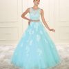 Beautiful  Two Piece Quinceanera Ball Gown