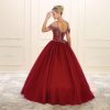 Cold Shoulder Quinceanera Gown