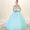 Cold Shoulder Quinceanera Gown