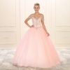 Cold Shoulder Quinceanera Gown