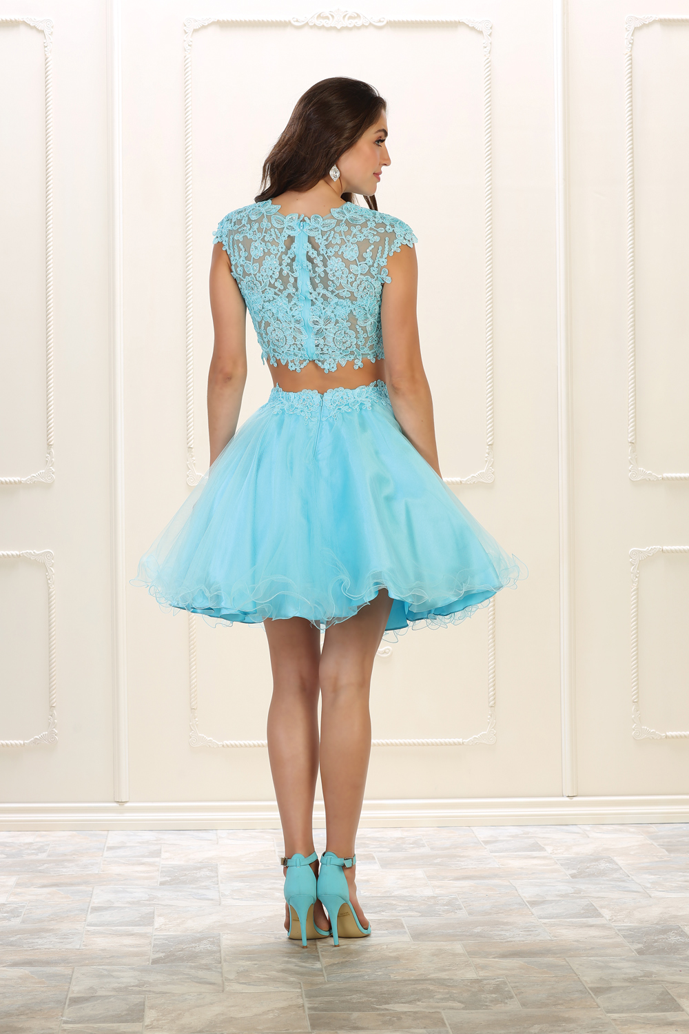 Short Two Piece Prom Dress - Fancy Chic ...