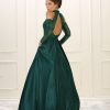 high neck open back