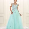 Sleeveless Pageant Gown