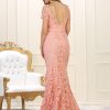 Short Sleeve Prom Gown