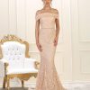 Off-Shoulder Prom Gown
