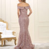 Off-Shoulder Prom Gown