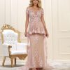 Peplum Evening Gown