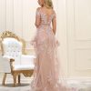 Peplum Evening Gown