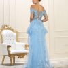 Peplum Evening Gown